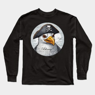 pirate seagull Long Sleeve T-Shirt